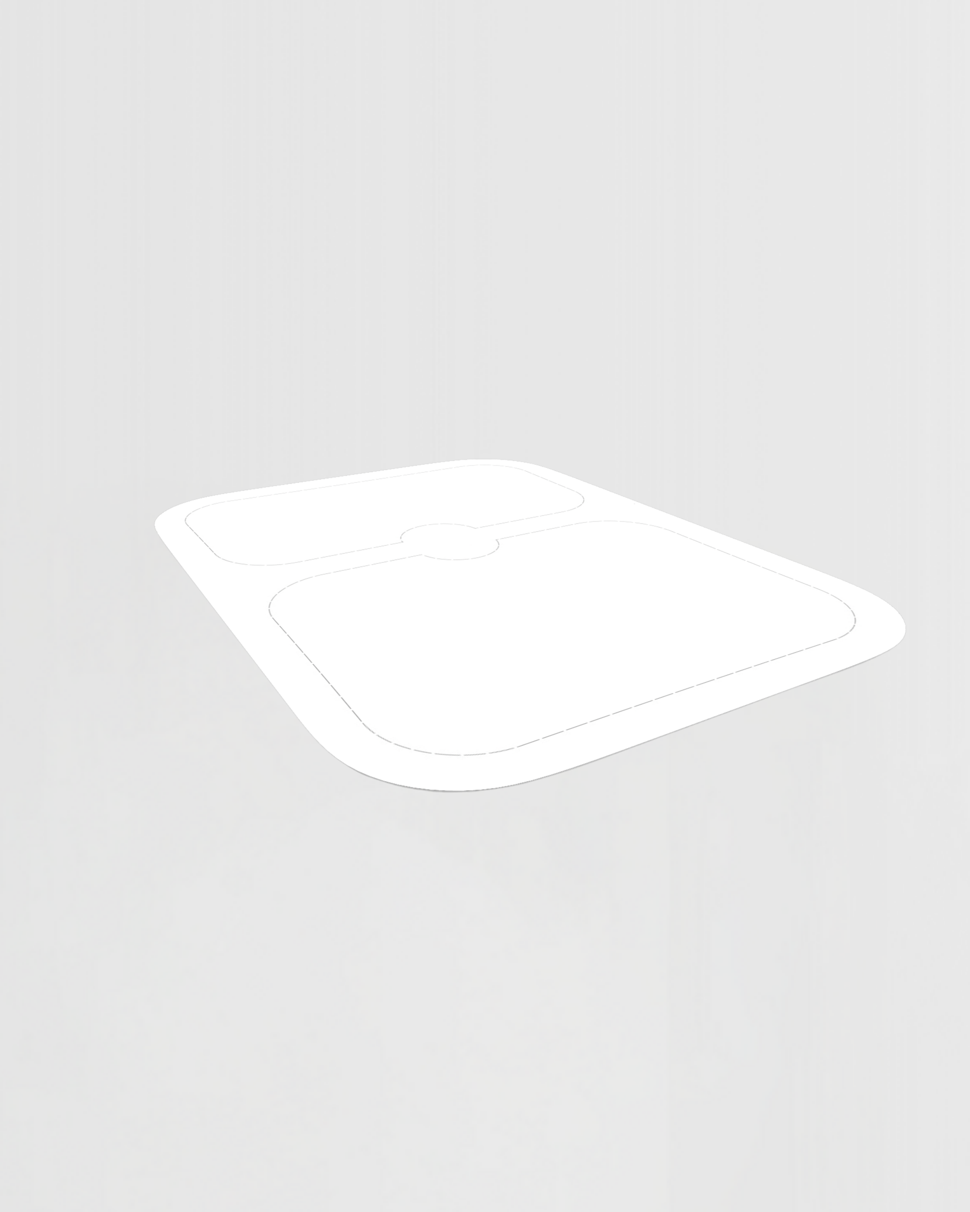 Meal box lid – double-compartment design – British Pack for restaurants and catering