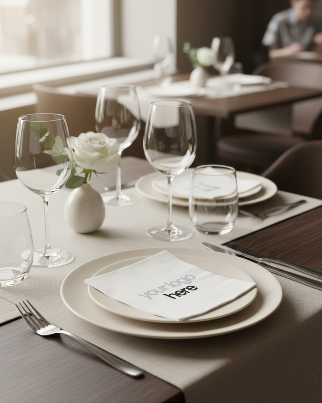 Paper napkin – premium quality – British Pack for restaurants and cafes