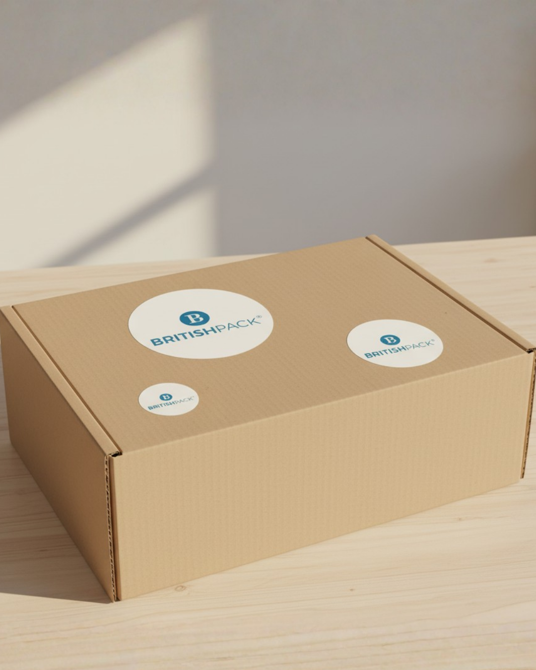 Sticker – high-quality adhesive design – British Pack for promotional and retail use